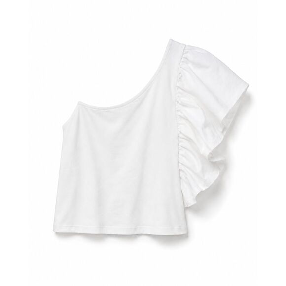 Zara Tops - Zara one shoulder ruffle crop top